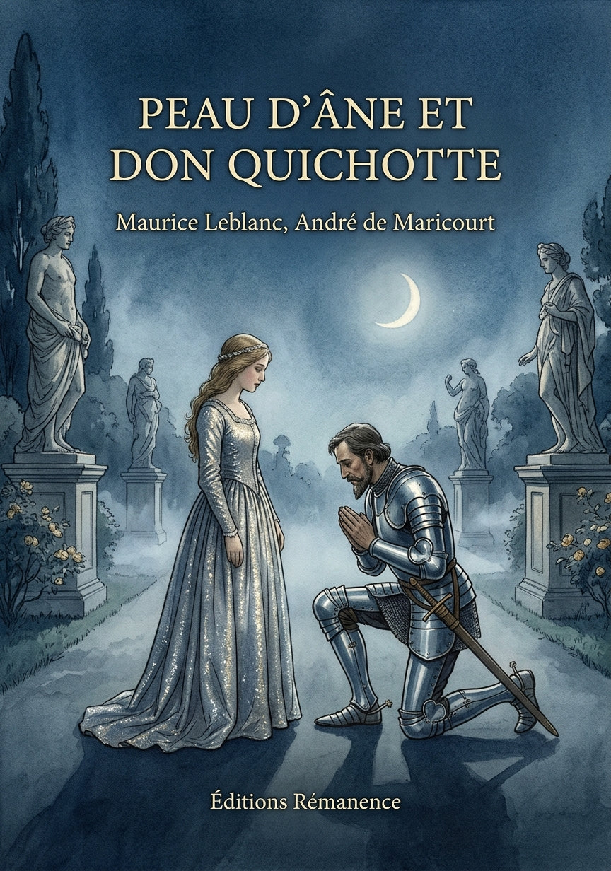 Livre Peau d’Âne et Don Quichotte par Maurice Leblanc, André de Maricourt - Couverture - Editions Remanence