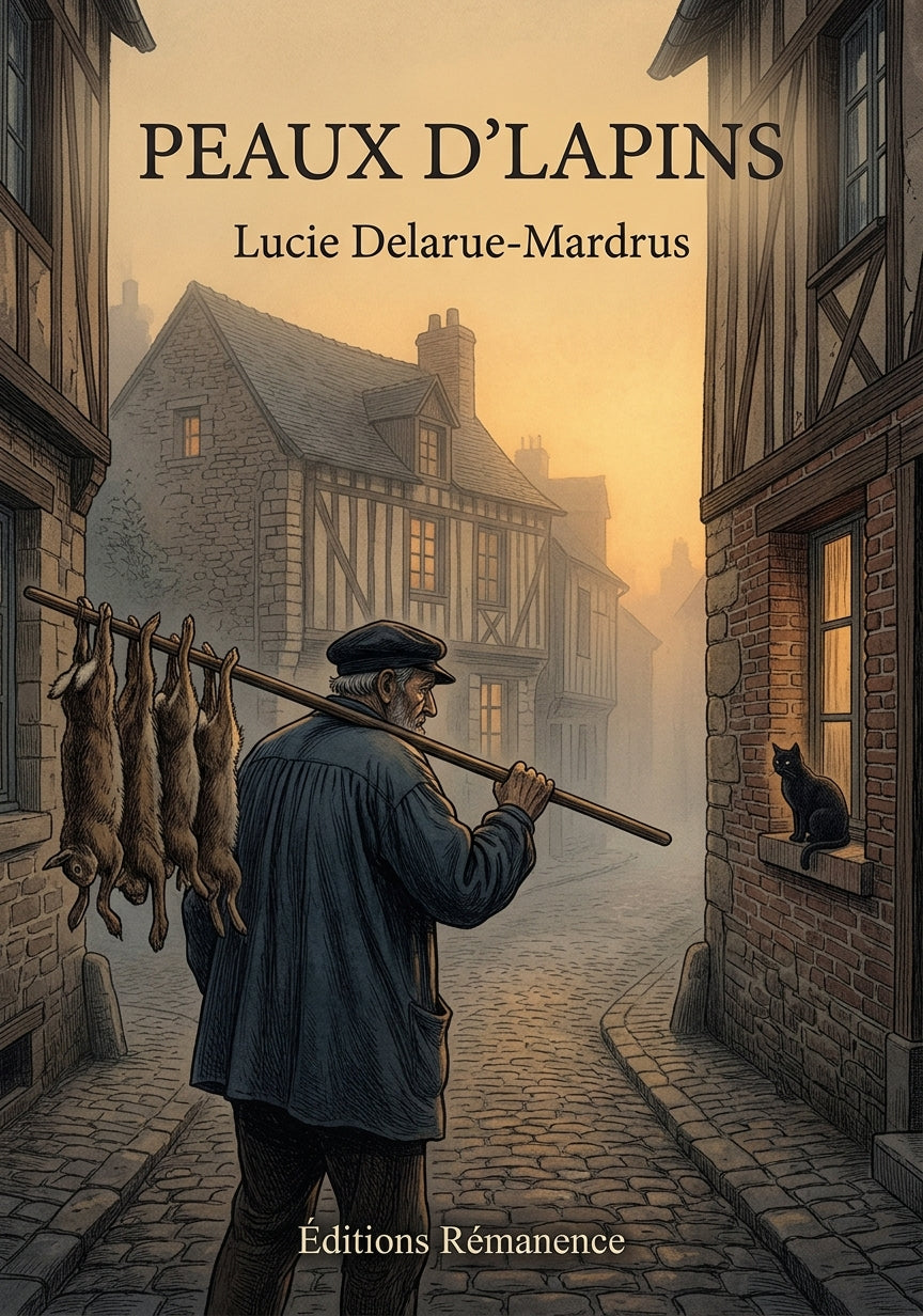 Livre Peaux d’lapins par Lucie Delarue-Mardrus - Couverture - Editions Remanence