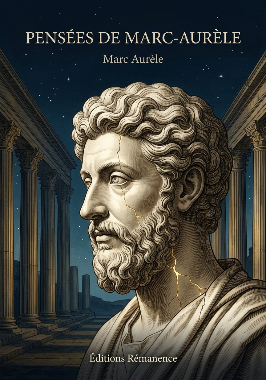 Livre Pensées de Marc-Aurèle par Marc Aurèle - Couverture - Editions Remanence