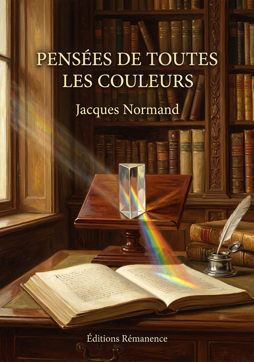 Livre Pensées de toutes les couleurs par Jacques Normand - Couverture - Editions Remanence