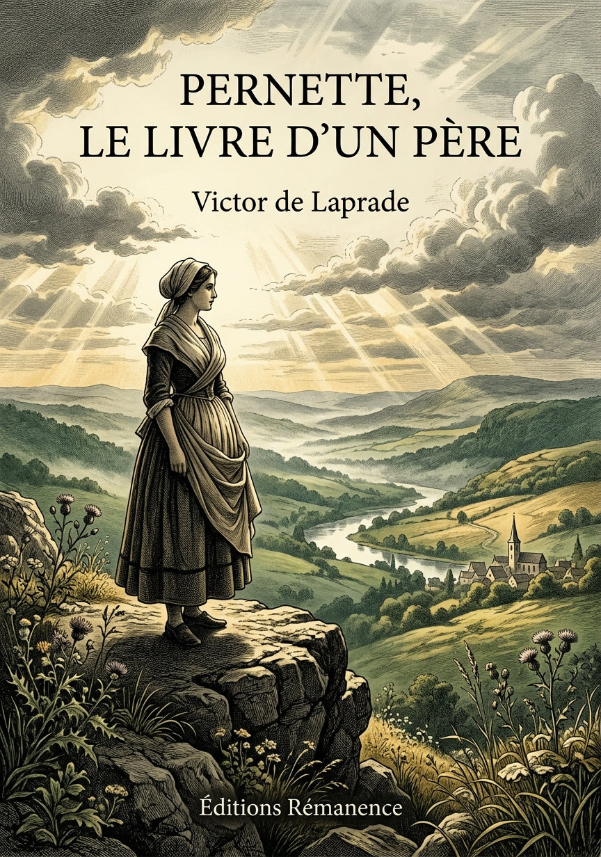 Livre Pernette, Le Livre d’un père par Victor de Laprade - Couverture - Editions Remanence