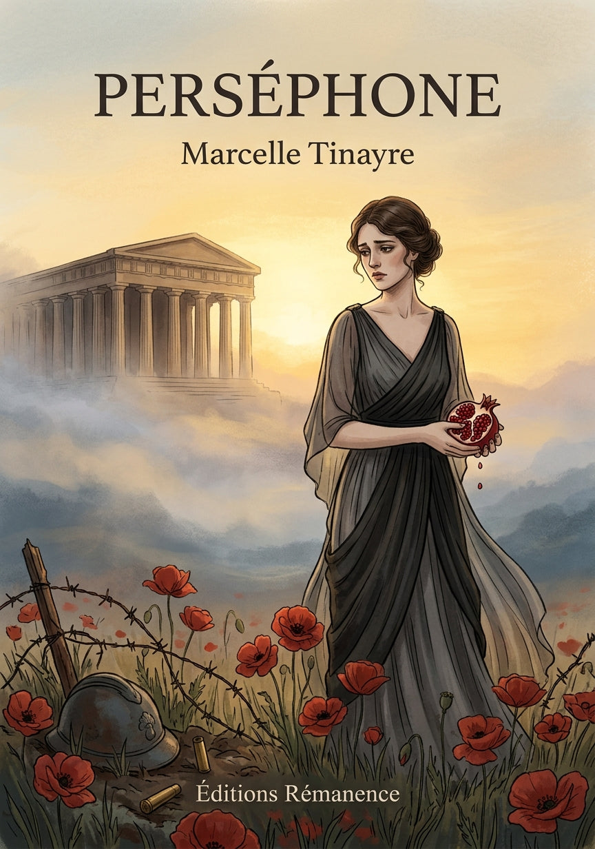 Livre Perséphone par Marcelle Tinayre - Couverture - Editions Remanence