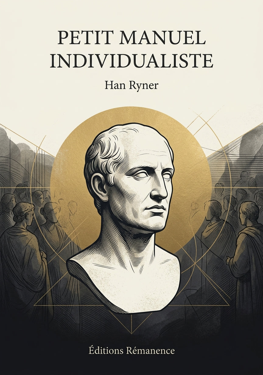 Livre Petit Manuel individualiste par Han Ryner - Couverture - Editions Remanence