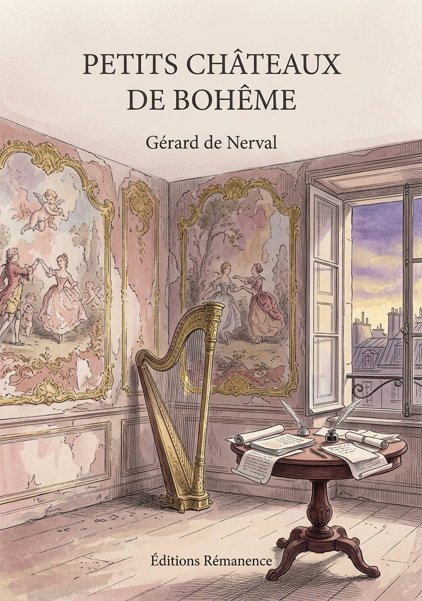 Livre Petits châteaux de Bohême par Gérard de Nerval - Couverture - Editions Remanence