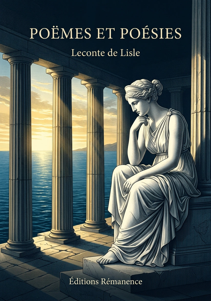 Livre Poëmes et Poésies par Leconte de Lisle - Couverture - Editions Remanence