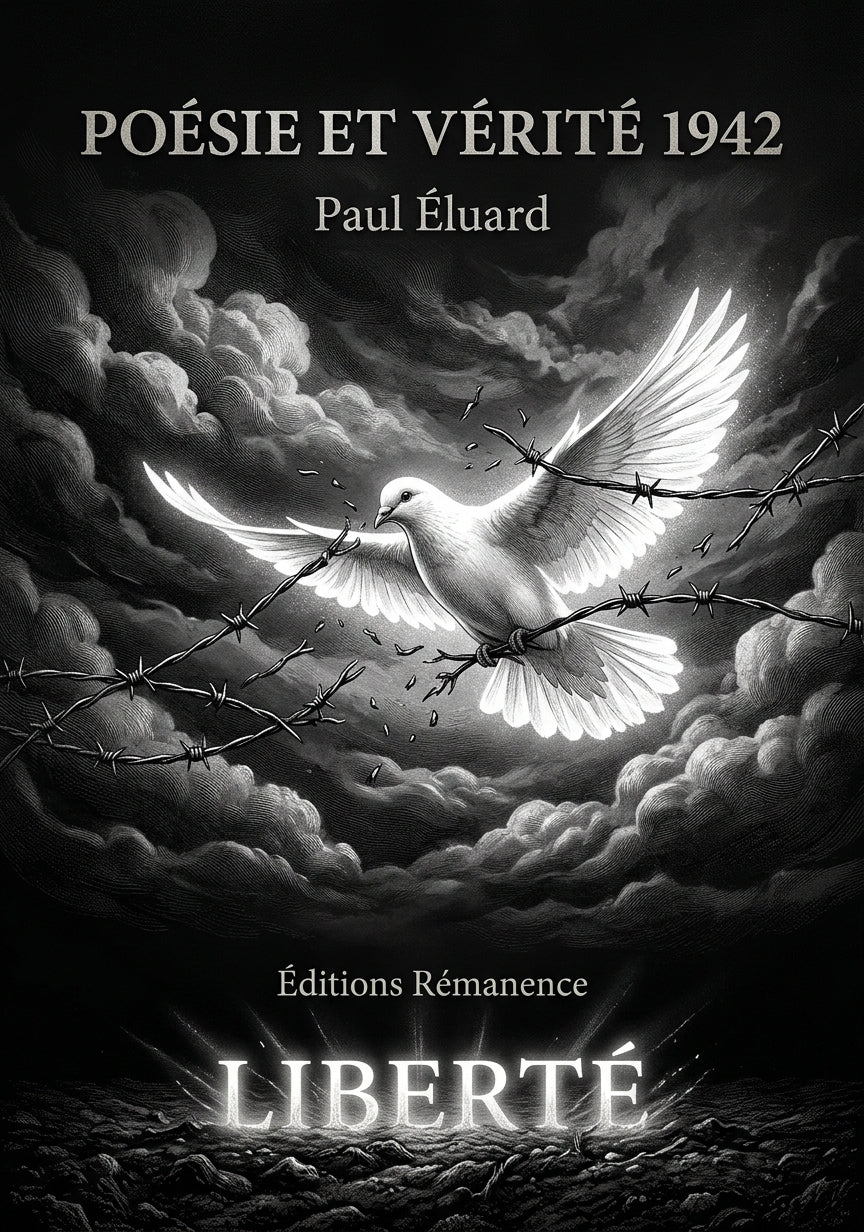 Livre Poésie et vérité 1942 par Paul Éluard - Couverture - Editions Remanence