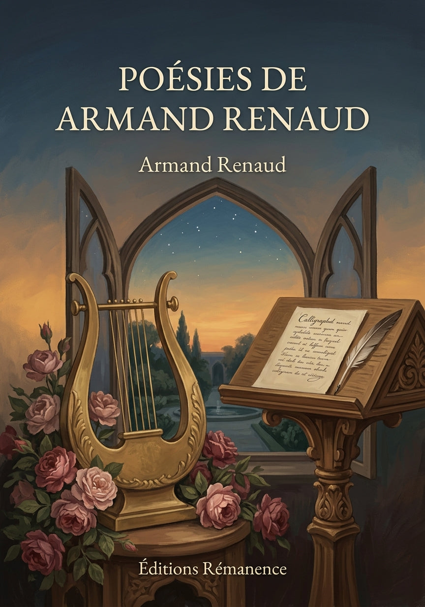 Livre Poésies de Armand Renaud par Armand Renaud - Couverture - Editions Remanence