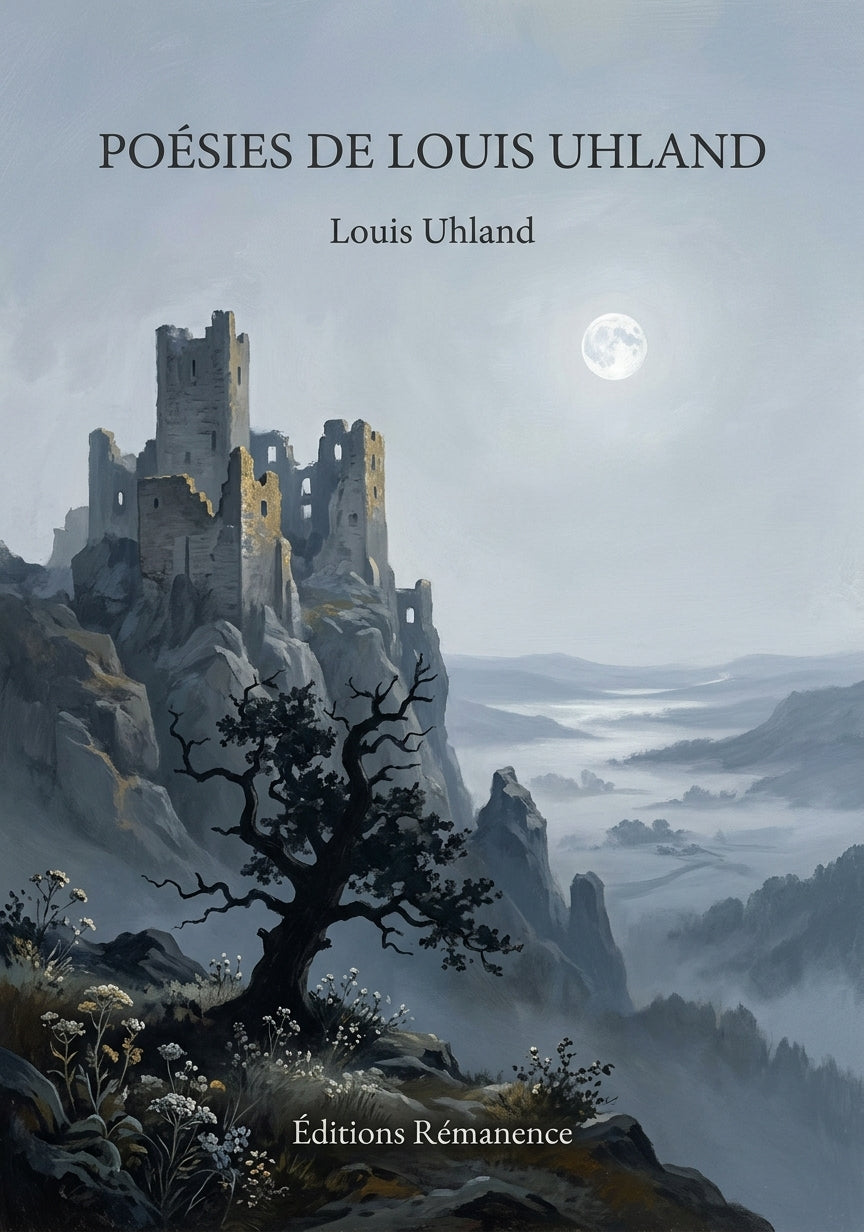 Livre Poésies de Louis Uhland par Louis Uhland - Couverture - Editions Remanence