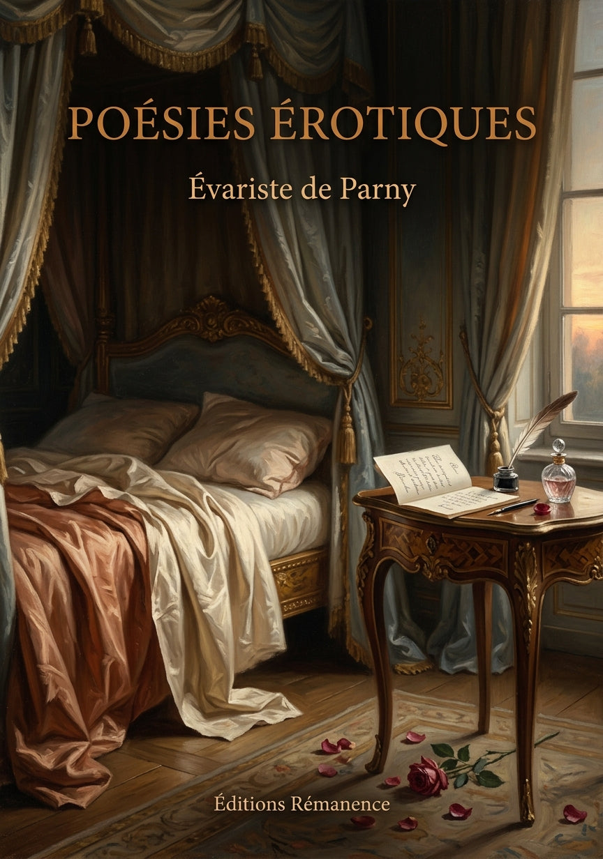 Livre Poésies érotiques par Évariste de Parny - Couverture - Editions Remanence