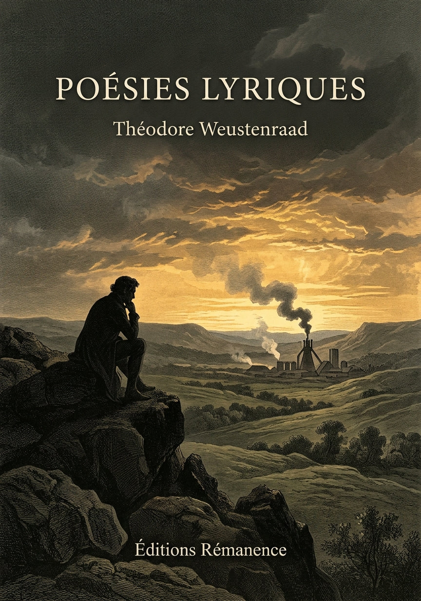 Livre Poésies lyriques par Théodore Weustenraad - Couverture - Editions Remanence