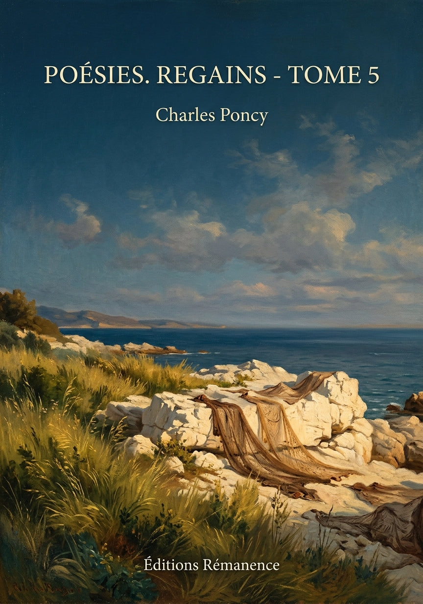 Livre Poésies. Regains - Tome 5 par Charles Poncy - Couverture - Editions Remanence
