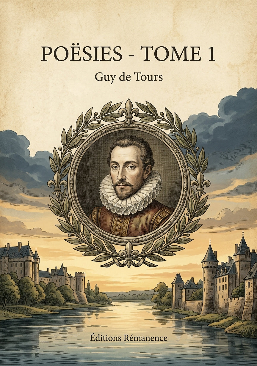 Livre Poësies - Tome 1 par Guy de Tours - Couverture - Editions Remanence