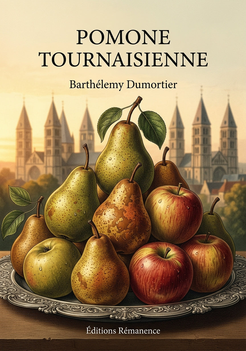 Livre Pomone tournaisienne par Barthélemy Dumortier - Couverture - Editions Remanence