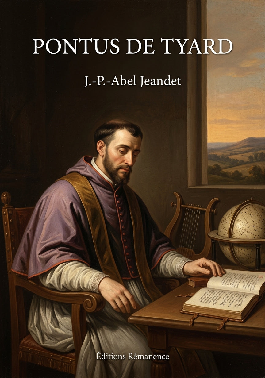 Livre Pontus de Tyard par J.-P.-Abel Jeandet - Couverture - Editions Remanence