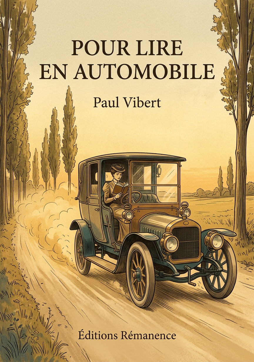 Livre Pour lire en automobile par Paul Vibert - Couverture - Editions Remanence