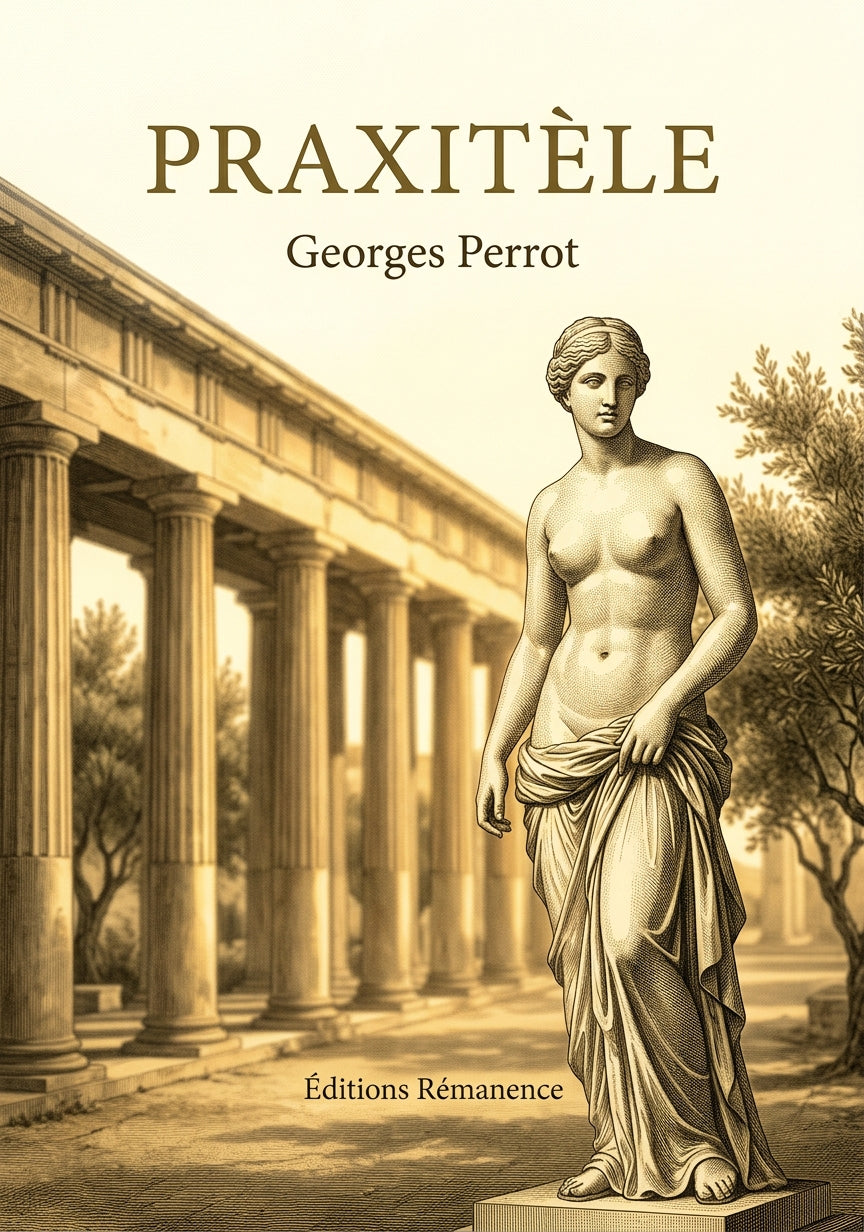 Livre Praxitèle par Georges Perrot - Couverture - Editions Remanence