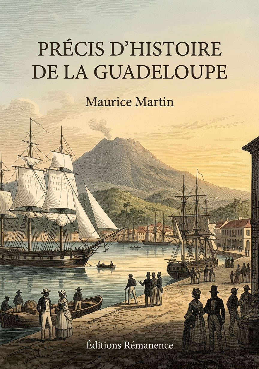 Livre Précis d’histoire de la Guadeloupe par Maurice Martin - Couverture - Editions Remanence