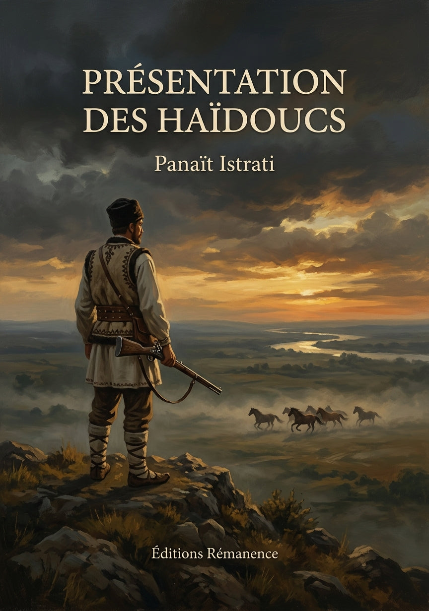 Livre Présentation des Haïdoucs par Panaït Istrati - Couverture - Editions Remanence
