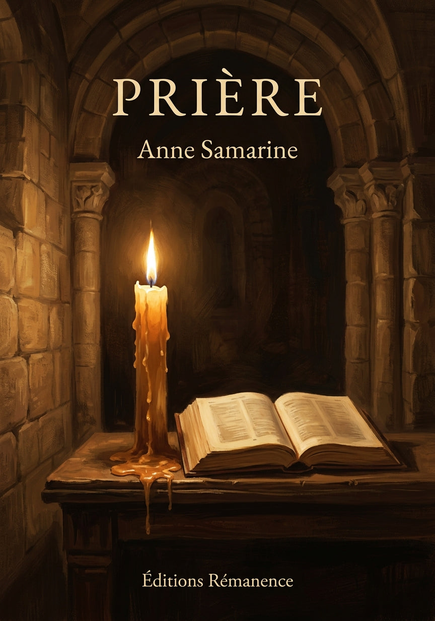 Livre Prière par Anne Samarine - Couverture - Editions Remanence