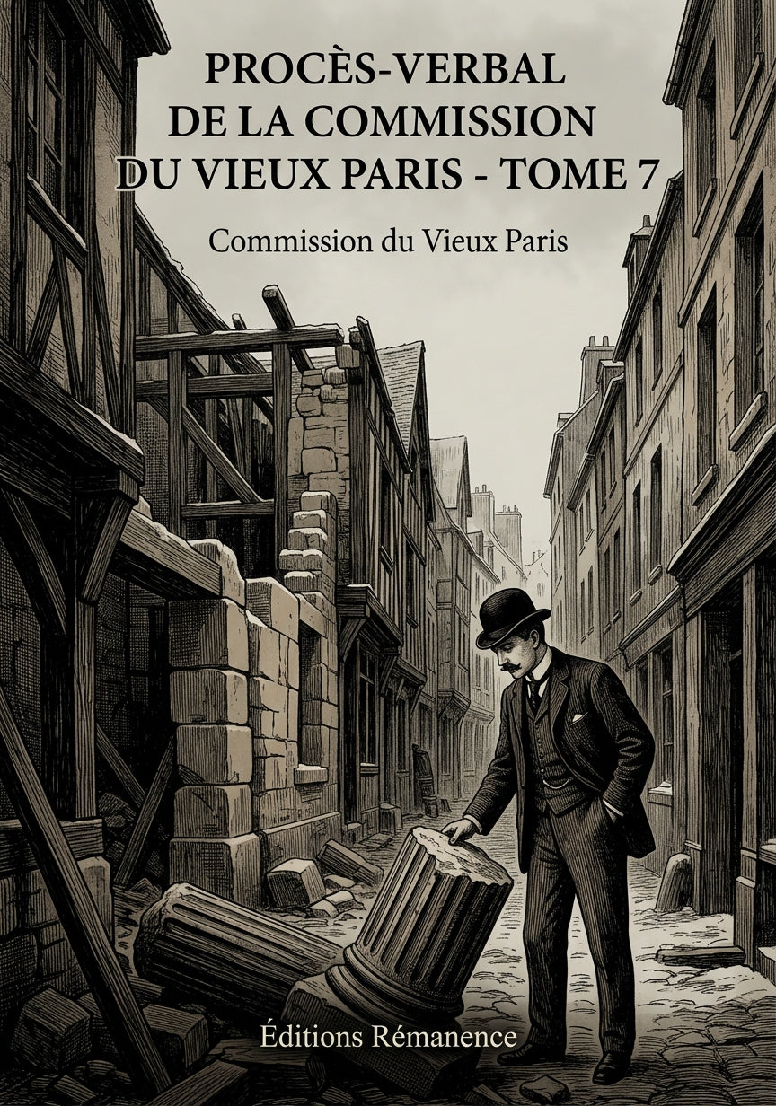 Livre Procès-verbal de la Commission du Vieux Paris - Tome 7 par Commission du Vieux Paris - Couverture - Editions Remanence