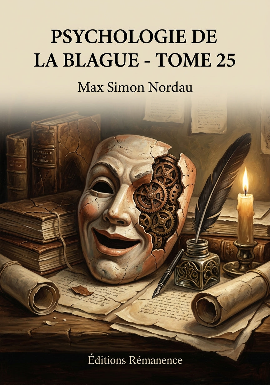 Livre Psychologie de la blague - Tome 25 par Max Simon Nordau - Couverture - Editions Remanence