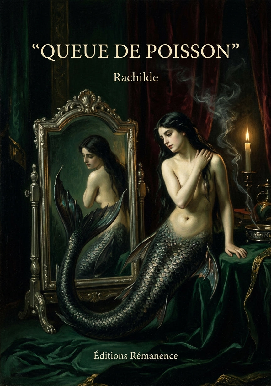 Livre Queue de poisson par Rachilde - Couverture - Editions Remanence