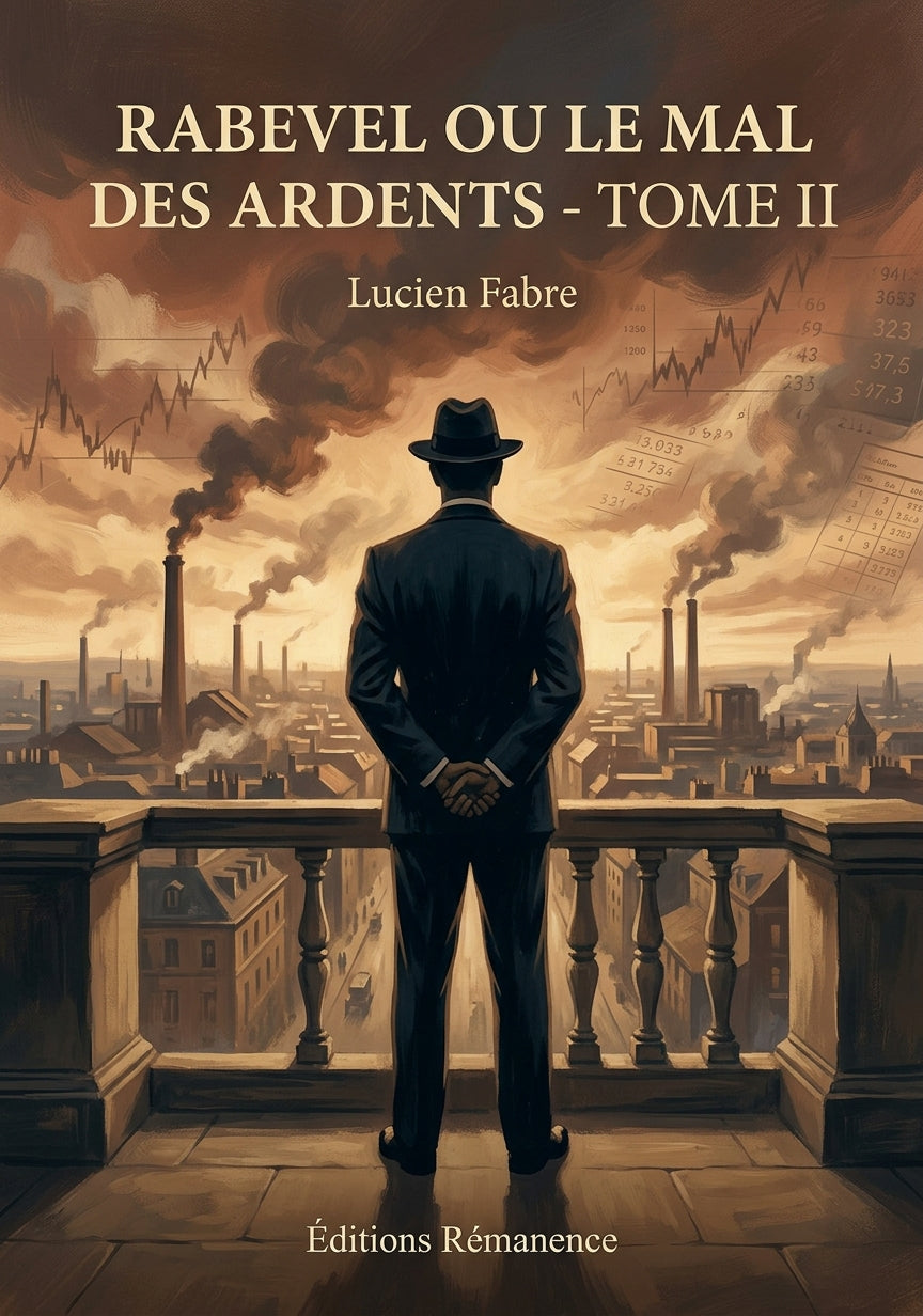Livre Rabevel ou Le mal des ardents - Tome II par Lucien Fabre - Couverture - Editions Remanence