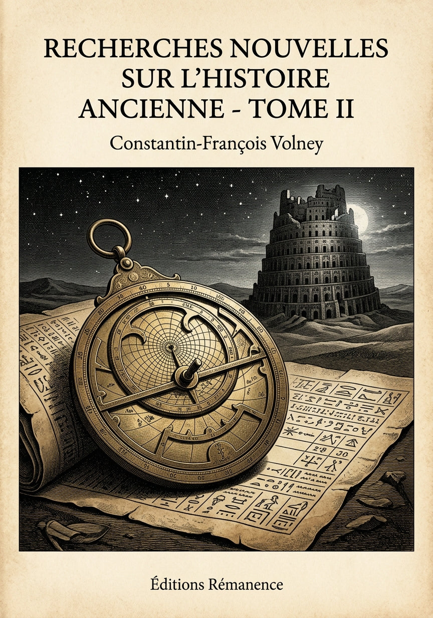 Recherches nouvelles sur l'histoire ancienne - Tome II - Constantin-François Volney (Couverture)