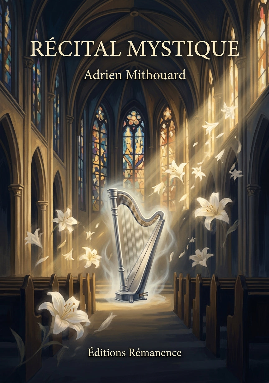 Livre Récital mystique par Adrien Mithouard - Couverture - Editions Remanence
