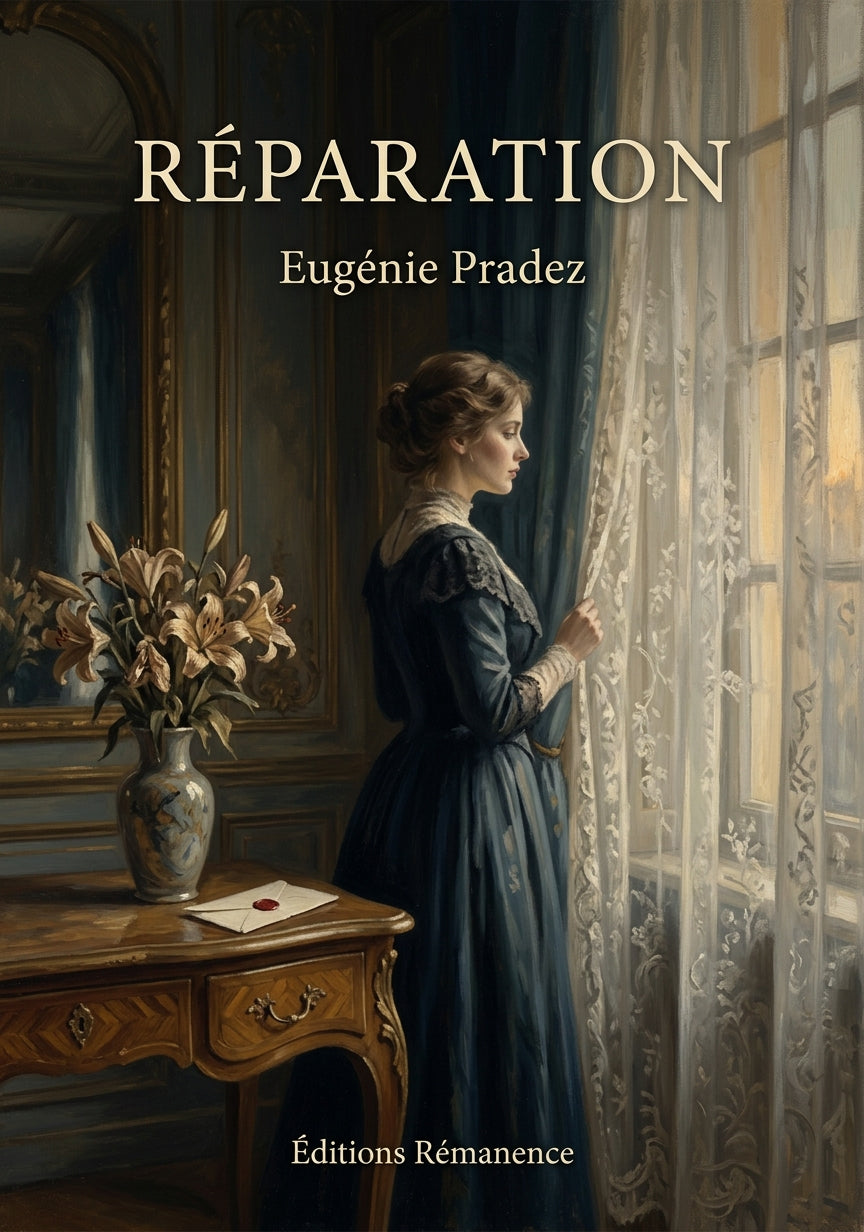 Livre Réparation par Eugénie Pradez - Couverture - Editions Remanence
