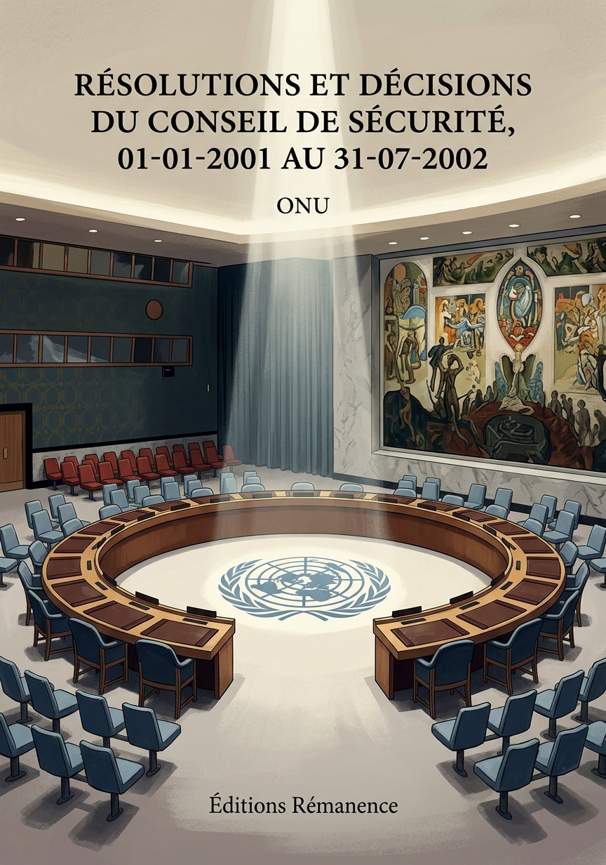Livre Résolutions et décisions du conseil de sécurité, 1958 par ONU - Couverture - Editions Remanence