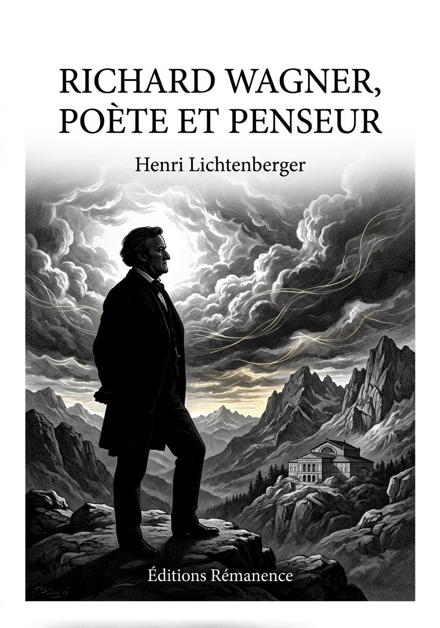 Livre Richard Wagner, poète et penseur par Henri Lichtenberger - Couverture - Editions Remanence