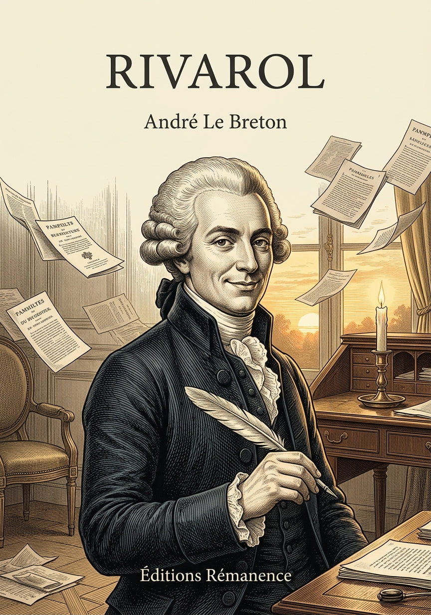 Livre Rivarol par André Le Breton - Couverture - Editions Remanence