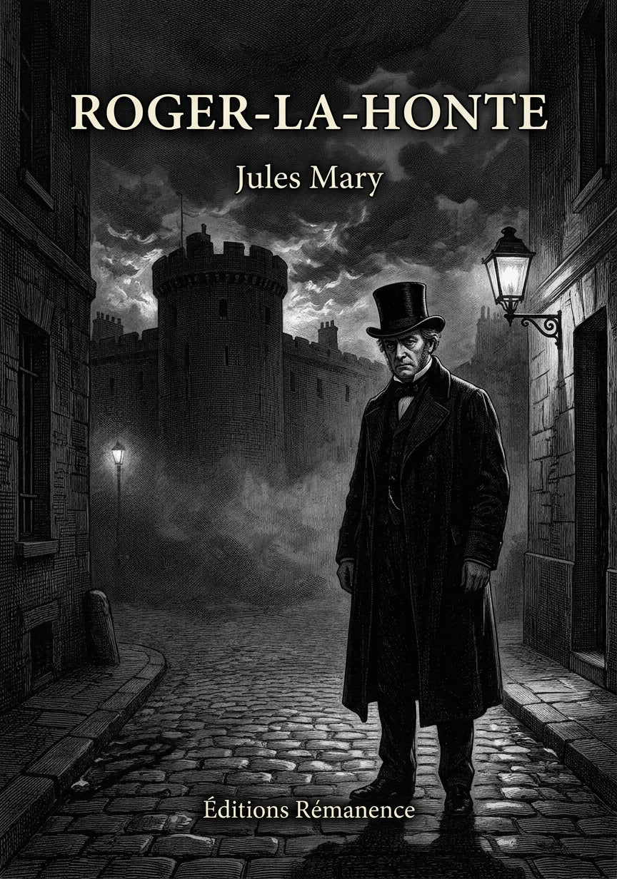 Livre Roger-la-Honte par Jules Mary - Couverture - Editions Remanence
