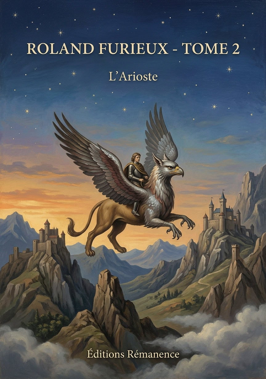 Livre Roland furieux - Tome 2 par L’Arioste - Couverture - Editions Remanence