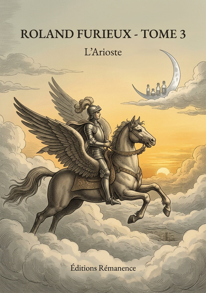 Livre Roland furieux - Tome 3 par L’Arioste - Couverture - Editions Remanence