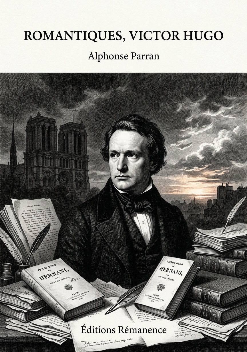 Livre Romantiques, Victor Hugo par Alphonse Parran - Couverture - Editions Remanence