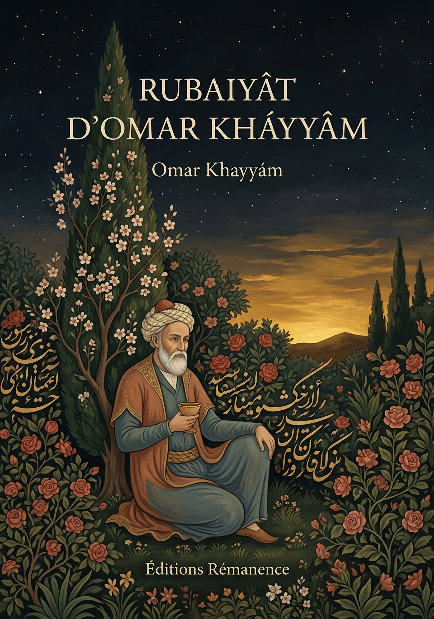 Livre Rubaiyât d’Omar Kháyyâm par Omar Khayyám - Couverture - Editions Remanence