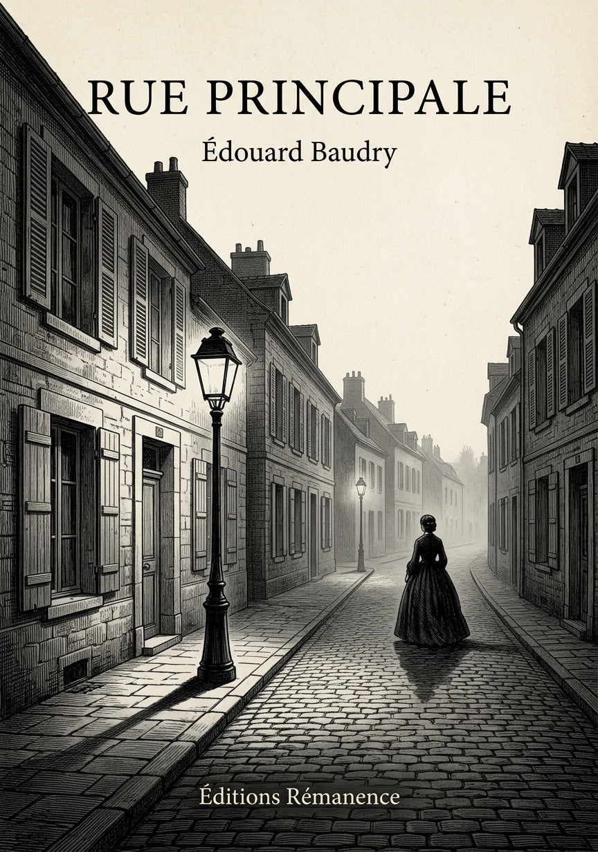 Livre Rue Principale par Édouard Baudry - Couverture - Editions Remanence