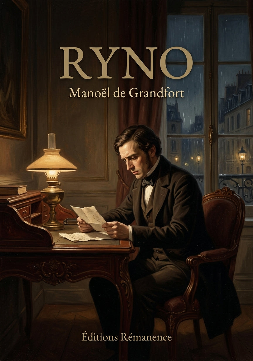 Livre Ryno par Manoël de Grandfort - Couverture - Editions Remanence