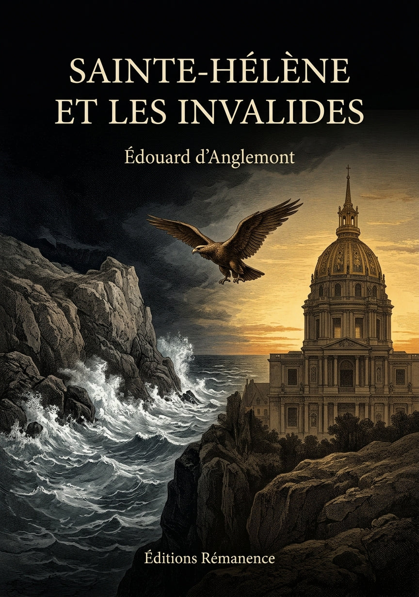 Livre Sainte-Hélène et les Invalides par Édouard d’Anglemont - Couverture - Editions Remanence
