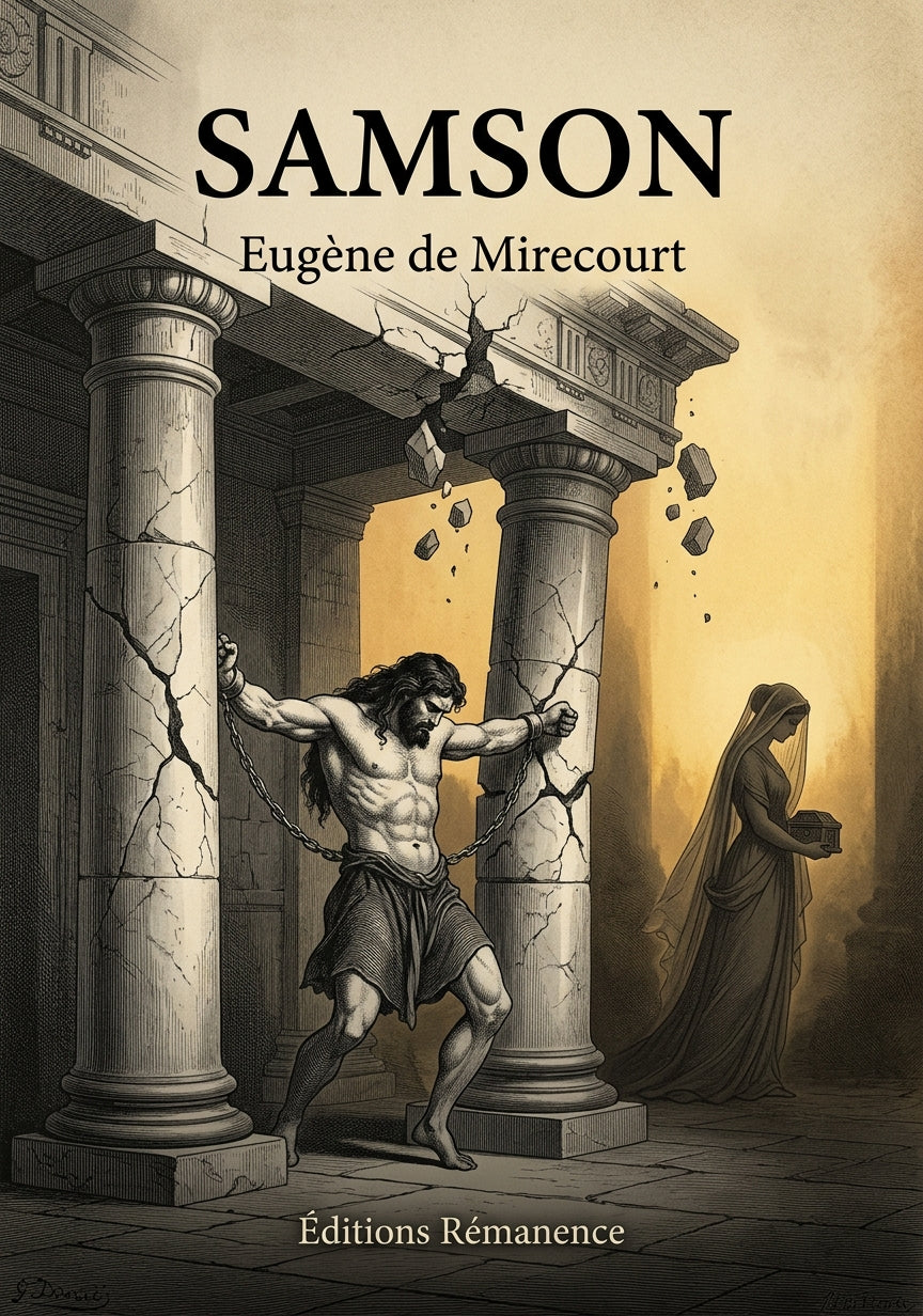 Livre Samson par Eugène de Mirecourt - Couverture - Editions Remanence