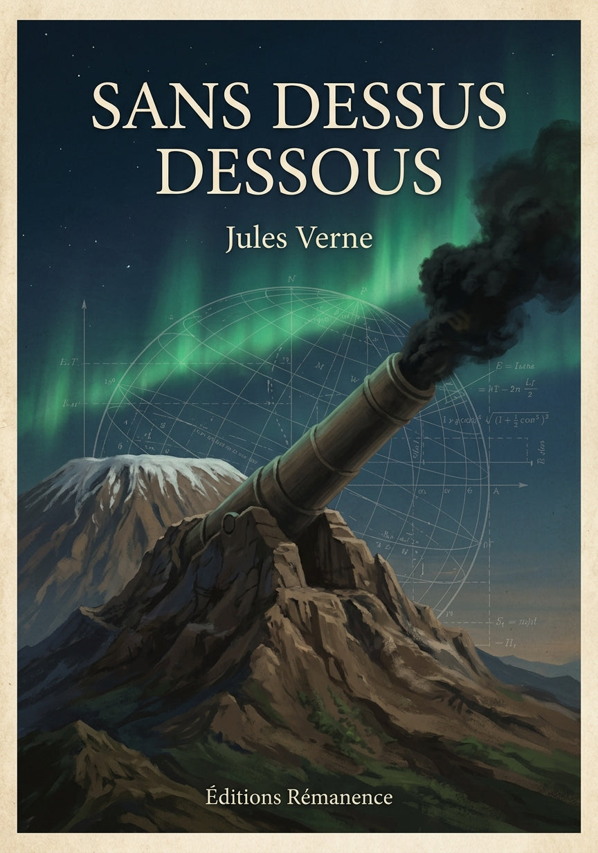 Sans dessus dessous - Jules Verne (Couverture)
