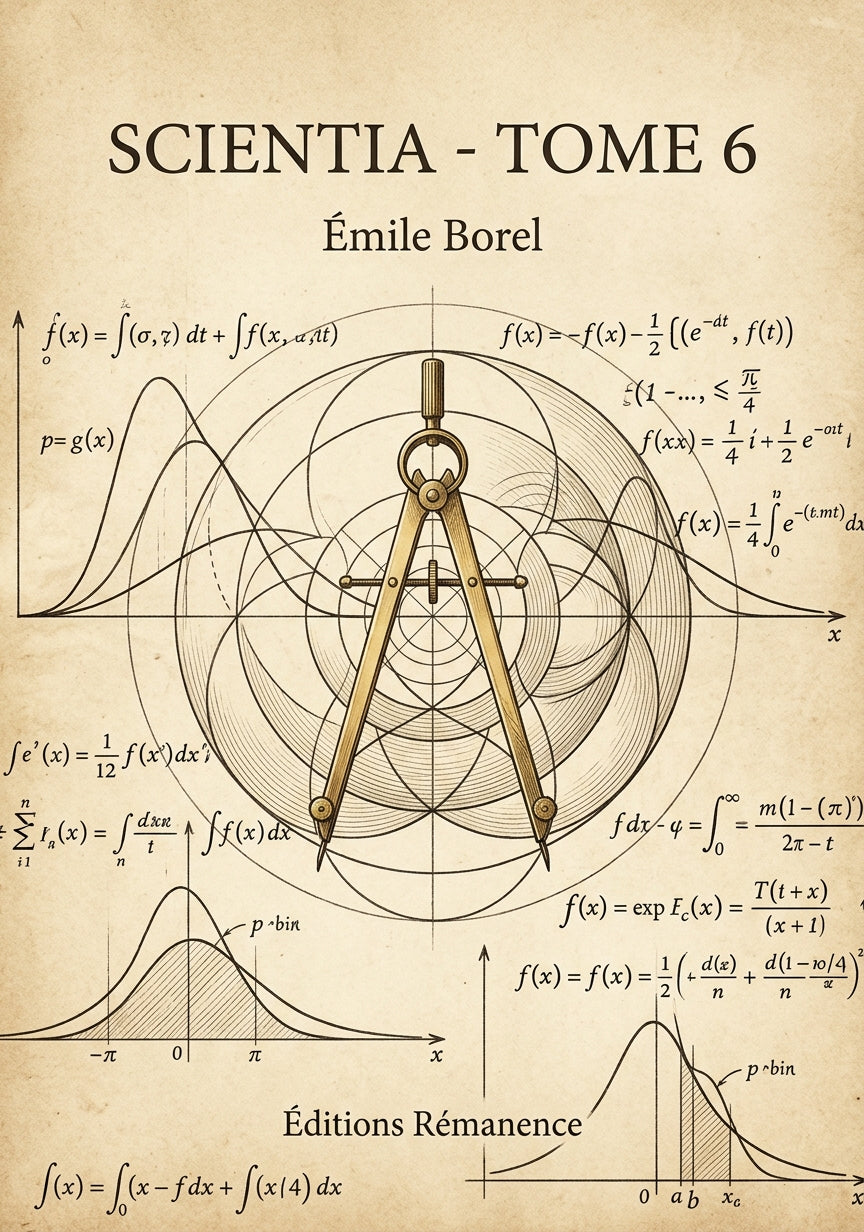 Livre Scientia - Tome 6 par Émile Borel - Couverture - Editions Remanence