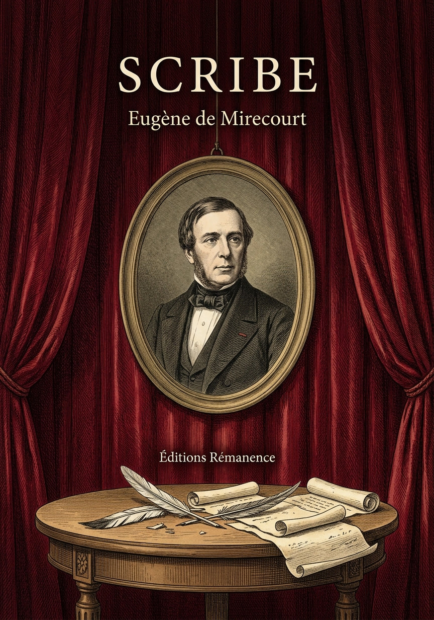 Livre Scribe par Eugène de Mirecourt - Couverture - Editions Remanence