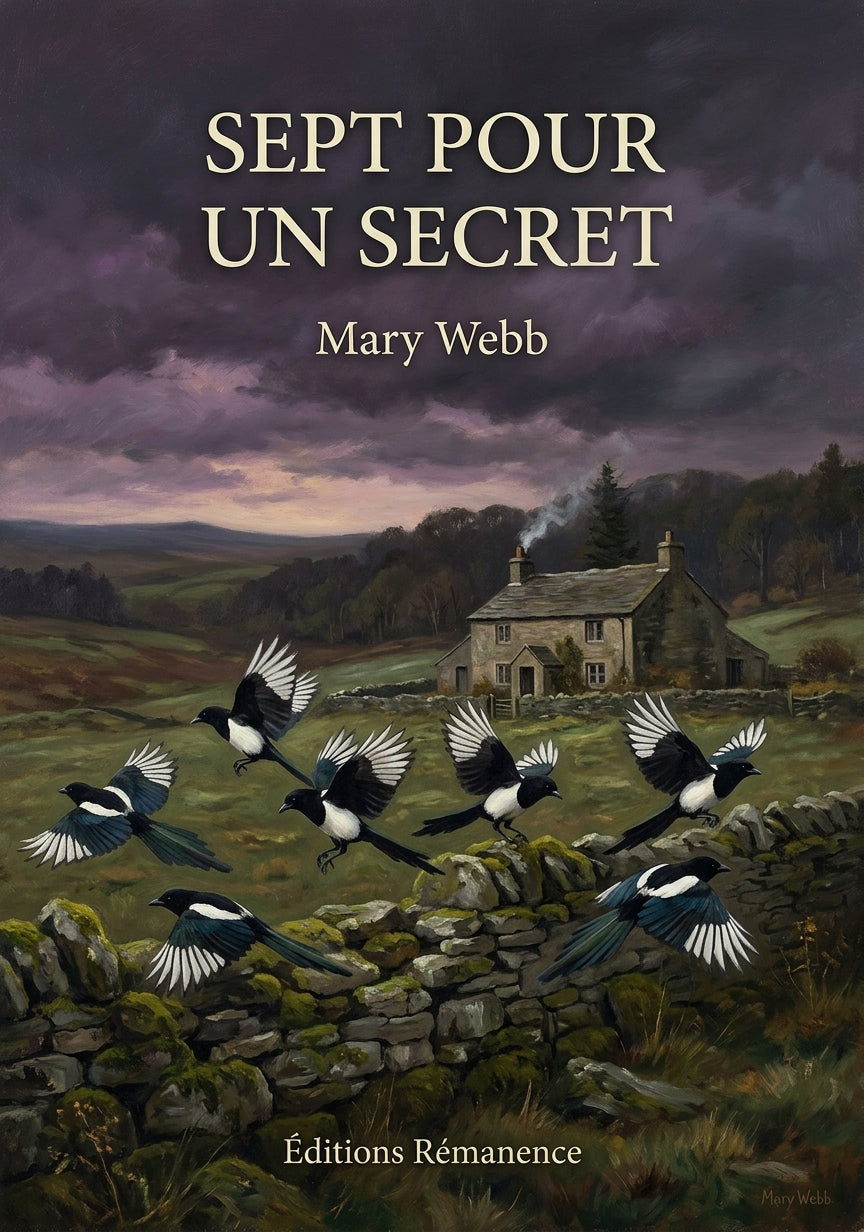 Livre Sept pour un secret par Mary Webb - Couverture - Editions Remanence