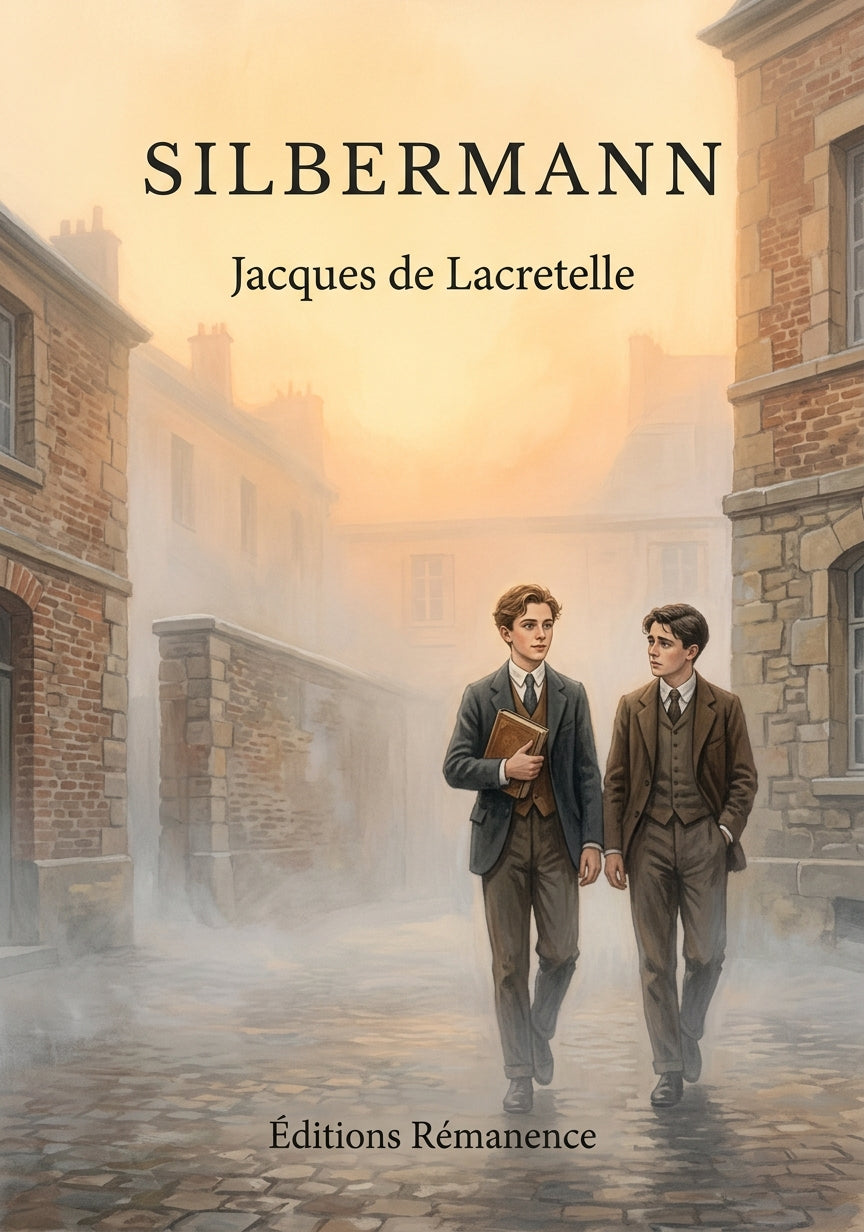 Livre Silbermann par Jacques de Lacretelle - Couverture - Editions Remanence