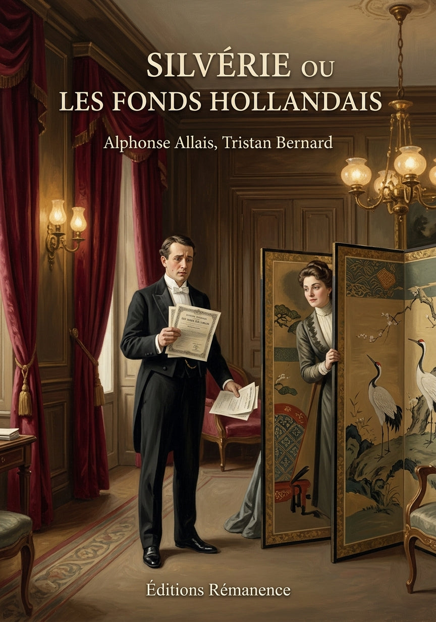 Livre Silvérie ou les Fonds hollandais par Alphonse Allais, Tristan Bernard - Couverture - Editions Remanence