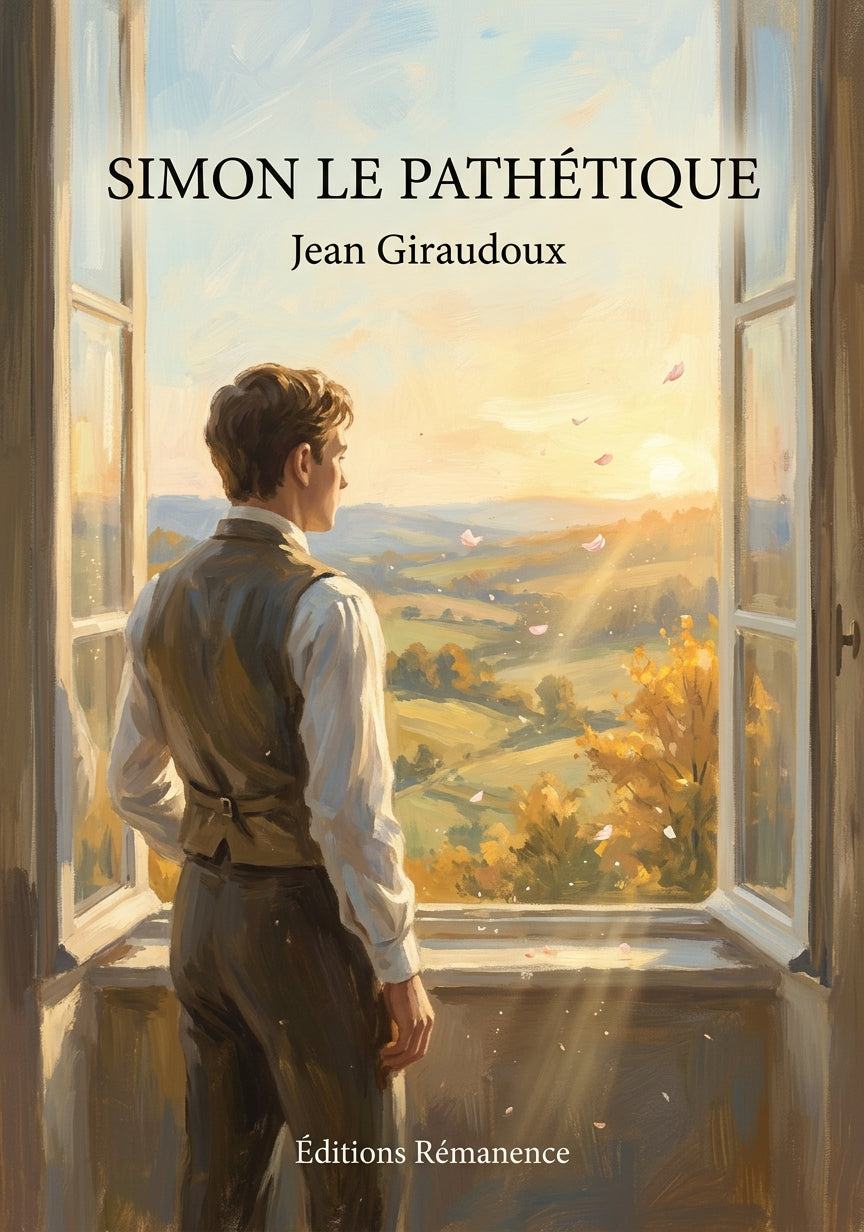 Livre Simon le pathétique par Jean Giraudoux - Couverture - Editions Remanence