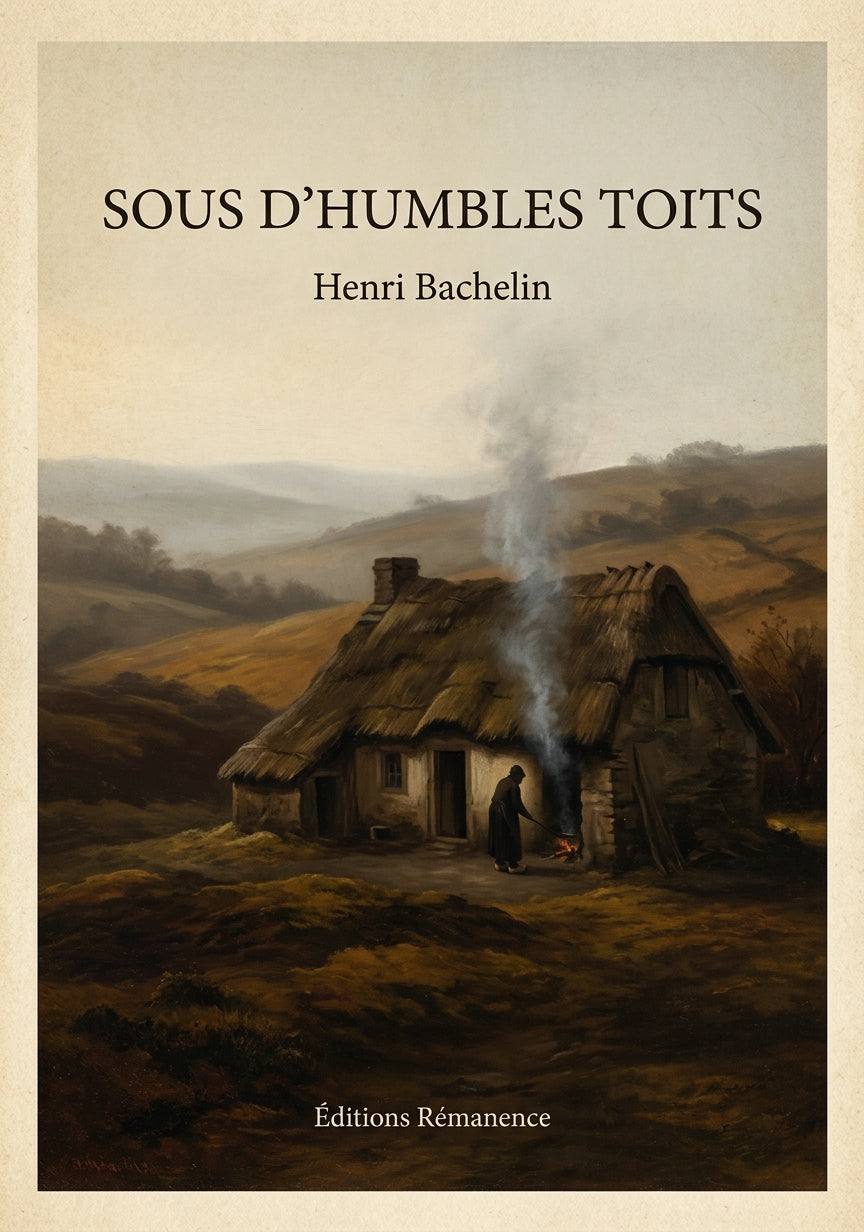 Sous d'humbles toits - Henri Bachelin (Couverture)